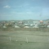 Life! The outskirts of Ulaanbaatar, as seen from the train.