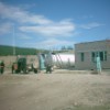 At the gas station, Mongolia-style.
