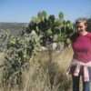 A prickly pear. And a cactus. Ho ho.